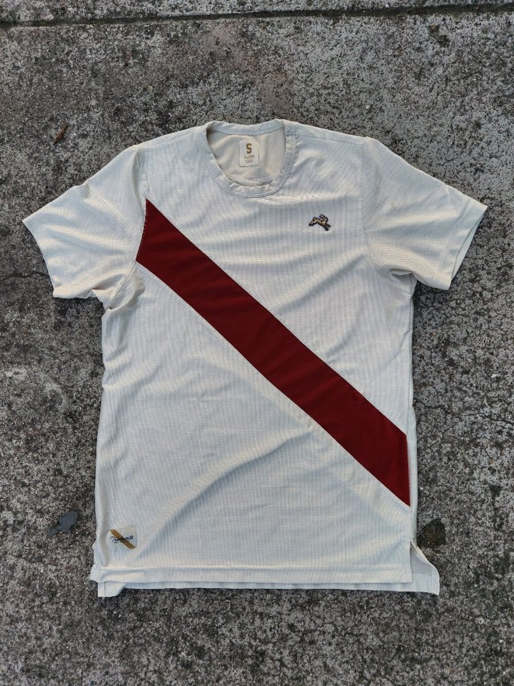 Tracksmith Van Cortlandt Tee Mens S - Ivory
